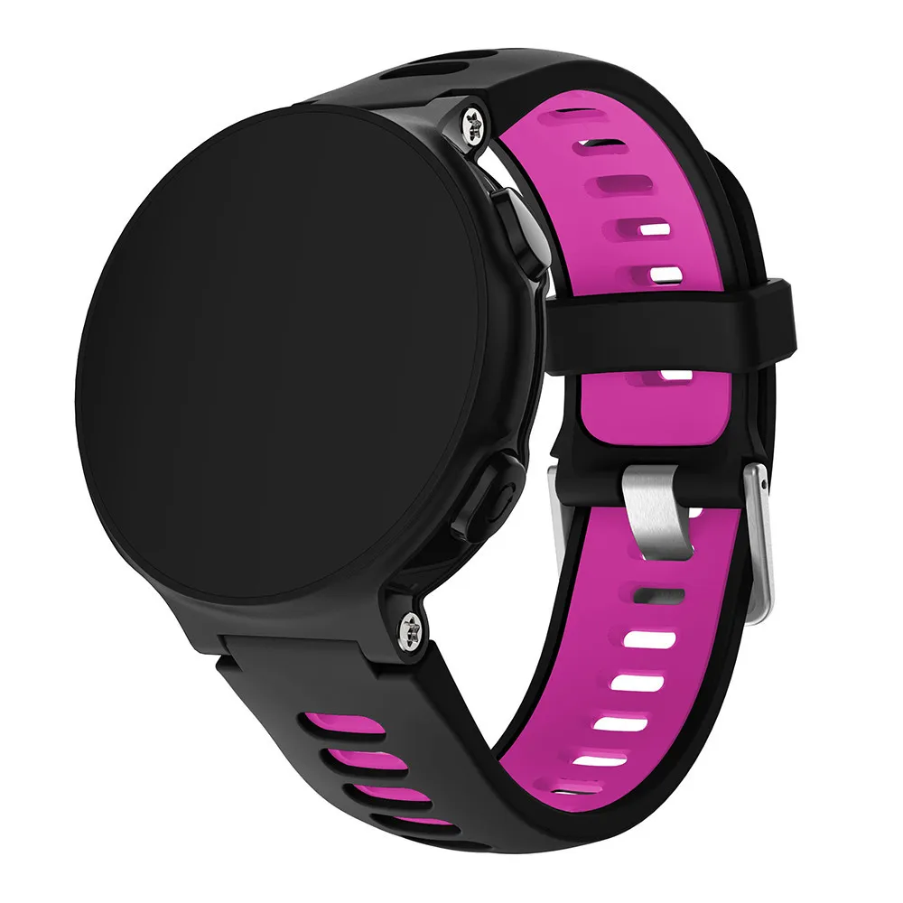 Мягкий силиконовый сменный ремешок на запястье часы ремешок для Garmin Forerunner 735XT Watachband Спортивные товары интимные аксессуары - Цвет: Purple