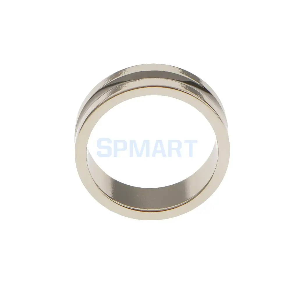 

Magical Magnetic Magic Ring for Tricks Props Accessories Silver & Black 20mm
