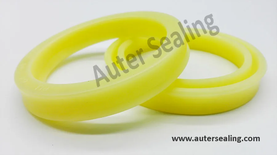 

IDI Rod U cup seal ID=45 / 50 / 55 / 65 /75 mm PU Single Lip U seal YELLOW Color U RING Hydraulic rubber ISI seal