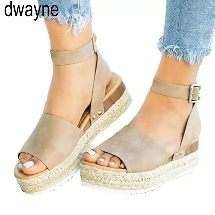 

Wedges Sandals Shoes Women High Heels Summer Shoes 2019 Flip Flop Chaussures Femme Platform Sandals hjm7