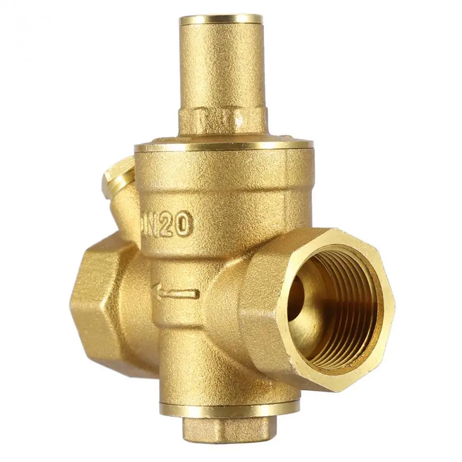 G3/4" DN20 Brass Adjustable Water Pressure Regulator Pressure Maintaining Valve 