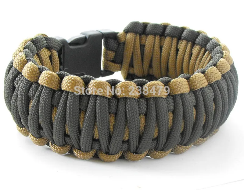 King браслет для выживания paracord(проверенный шнур на 550 фунтов)-6 размеров запястья-12 плюс цветов-переоснастка