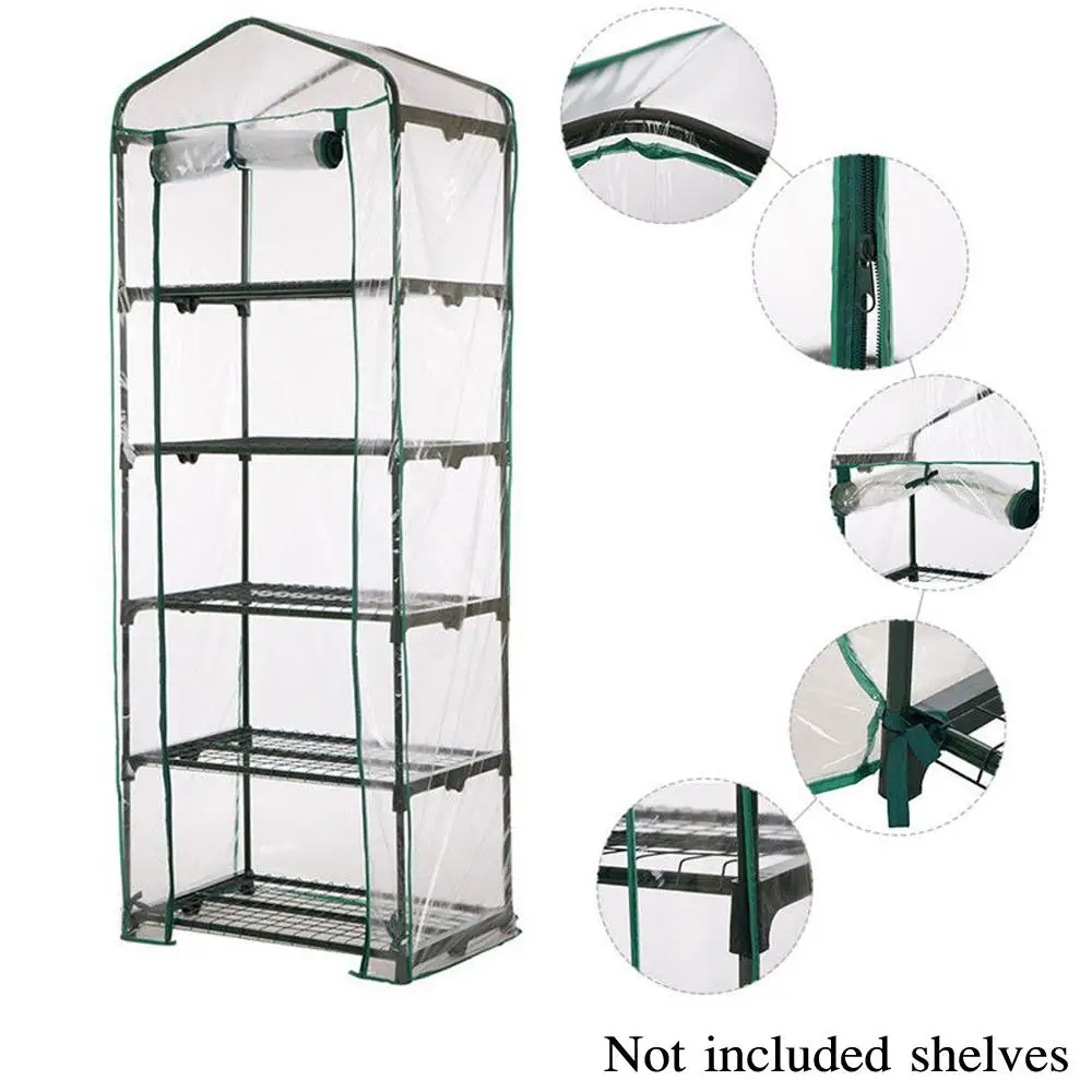 

Mini Greenhouse Garden Seedling Green House PVC Plastic Cover Transparent