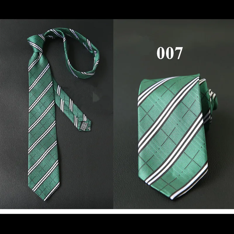 Модный взрыв британский стиль мужские 7 см аксессуары для галстуков деловой повседневный костюм окрашенный пряжей жаккардовый галстук свадебный полосатый галстук - Цвет: 007