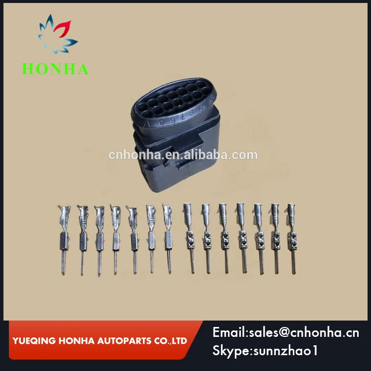 

14 Pin 6X0 973 817 Male Connector Plug Sealed Auto Connector 1.5 mm 6X0973817