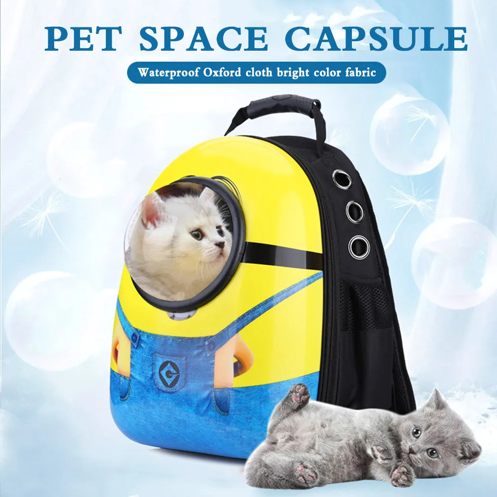 

Breathable Space Capsule Pet Cat Dog Carrier Bag Dogs Backpack For Kitty Puppy Chihuahua Small Pets Outdoor Travel Bags Cave