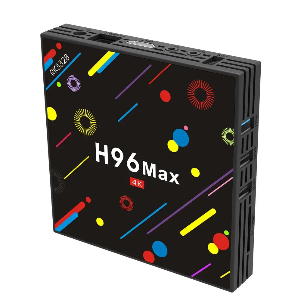 4G 32G H96 MAX H2 for Android 7.1 TV Box RK3328 Quad-Core 64bit 4K Smart TV USB 3.0 WiFi Bluetooth Media Player