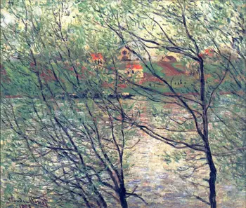

High quality Oil painting Canvas Reproductions The Isle Grande-Jatte (1878) By Claude Monet hand painted
