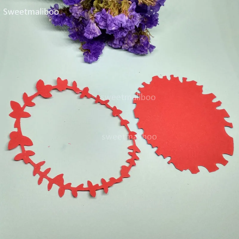 Cutting Dies New 2019 Oval Leaves Frame Scrapbooking Metal