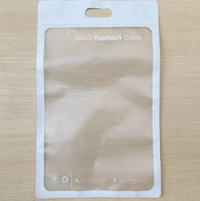 25,5*37 белая/прозрачная застежка-молния из ПВХ сумка с отверстием для подвешивания для Ipad 3 4 5 10 дюймов 13 дюймов кожаный чехол Обложка Розничная сумка для Ipad Air Case