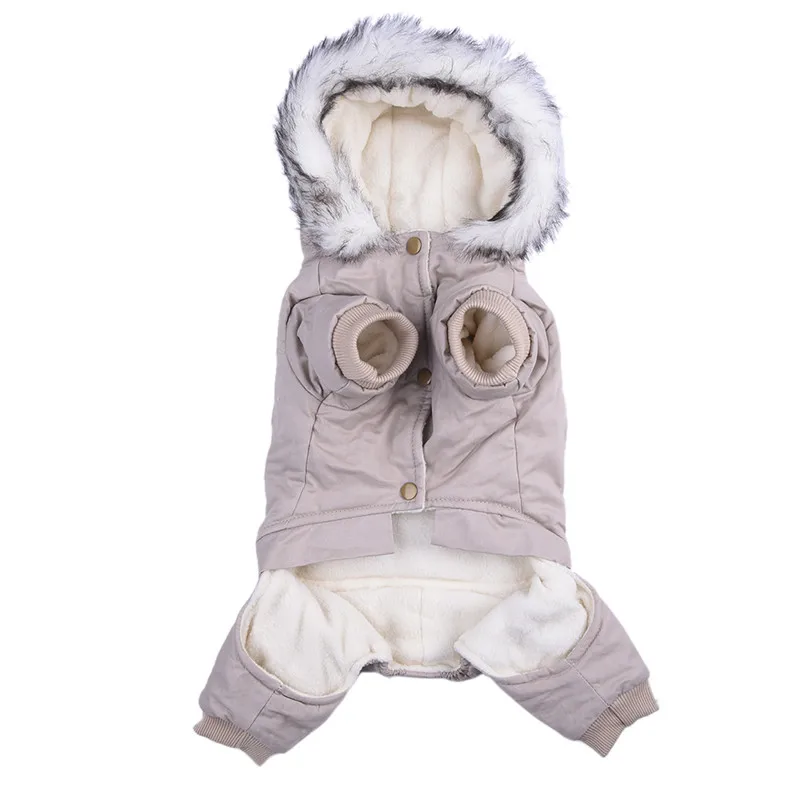 Хлопок Собак Pet Puppy Cat Зима Теплая Одежда куртка Пальто Парки Домашние Продукты