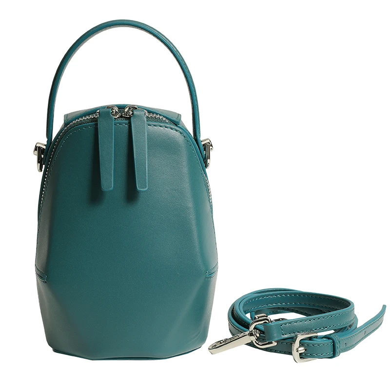 

Luxury Leather Handbag 2019 Spring And Summer New Fashion Personality Layer Cowhide Handbag Wild sShoulder Messenger Bag