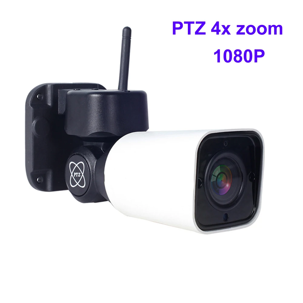 

two way talk 1080P WiFi Bullet Outdoor Wireless Waterproof Camera CCTV Security Surveillance 4X Optical Zoom ptz IP Camara mic