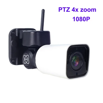 

two way talk 1080P WiFi Bullet Outdoor Wireless Waterproof Camera CCTV Security Surveillance 4X Optical Zoom ptz IP Camara mic