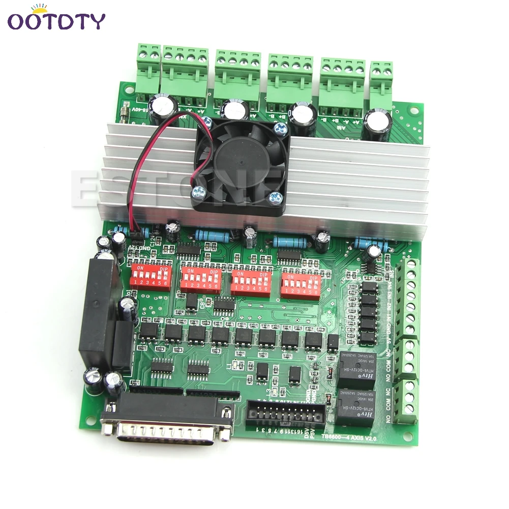 

4 Axis TB6600 CNC Controller Max Current 5A 36V Stepper Motor Driver Board-3Z