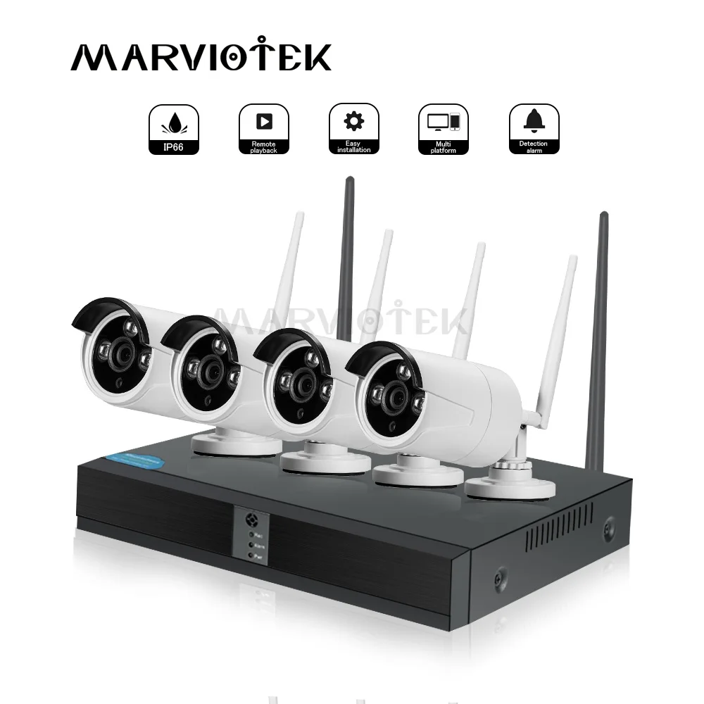 4CH 720P wireless Security Camera System 1080P DVR CCTV Camera Video surveillance system wifi camera sets ip camera wifi nvr kit