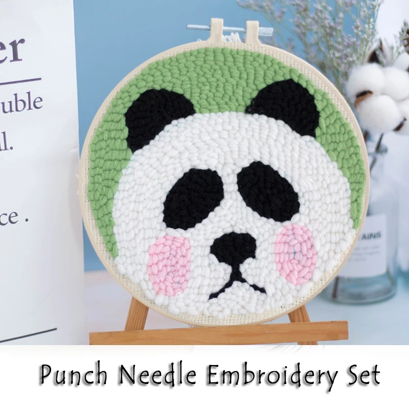 Panda Embroidery Kit, Beginners Embroidery, Kids Friendly Crafts, Kids Christmas Gifts, Hand Embroidery Kit