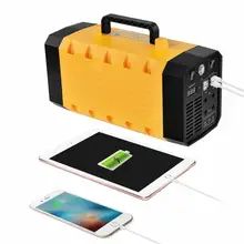 Портативная электростанция солнечный генератор, UPS литиевая батарея резервного копирования, чистый Sinewave 500 Вт AC выход 12 В DC для CPAP