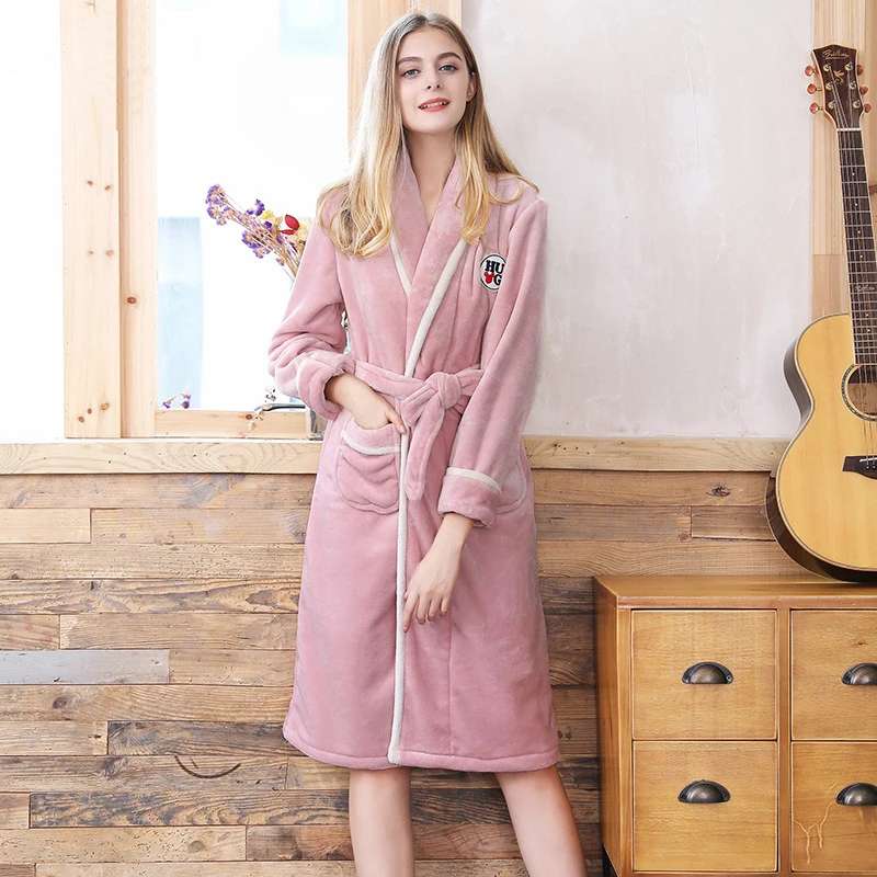 women winter flannel robes (3)