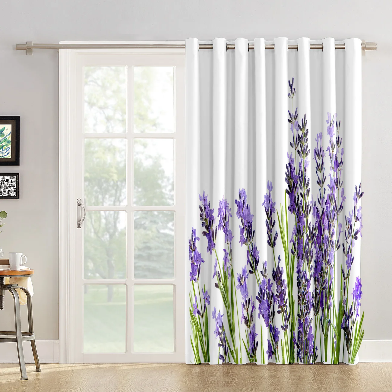 Purple Lavender Window Treatments Curtains Valance Window Curtains Dark Decor Bedroom Indoor Fabric Decor Kids Window Curtain