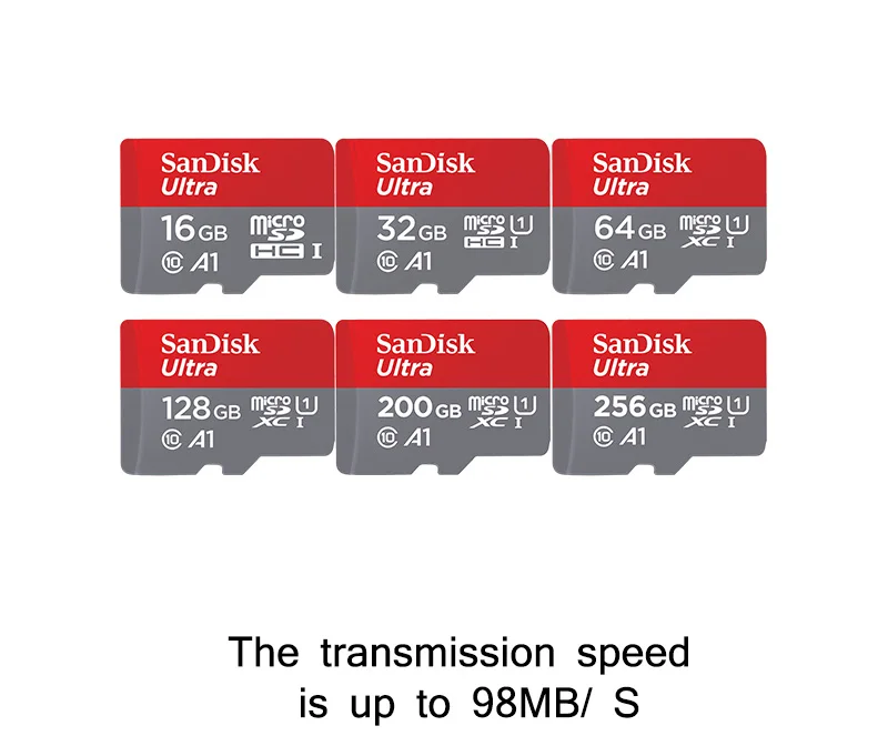 100% карта памяти Micro SD карта памяти 16 ГБ 32 ГБ 64 Гб 128 г 256 г карта памяти скорость 98 МБ/с./с. TF карта подходит для мобильного телефона