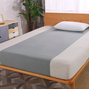 좋은 건강 수면용 접지 하프 침대 시트, 순환 개선 베개 케이스 미포함, 전도성 직물, 60x265cm