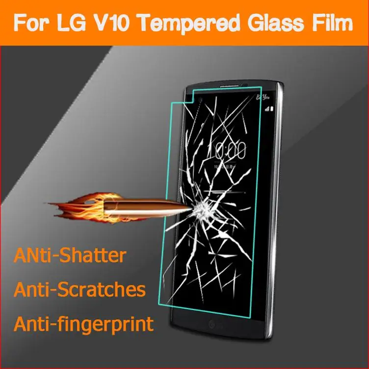 

For LG V10 Tempered Glass 9H High Quality Protective Film Explosion-proof LCD Screen Protector For LG H900 H901 VS990 G4 Pro