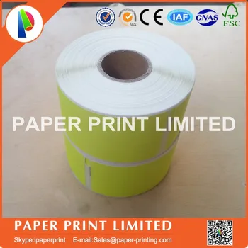 

30 Rolls Yellow Dymo Compatible 99012 Label 36*89mm 260Pcs