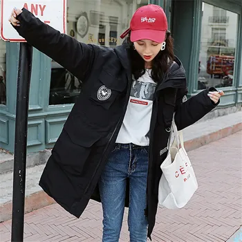 

New Winter Coat Men And Women Outdoor Cold parkas 2018 Korean Large size Men Women Jacket Winter Wind Snow Outerwear coats NO607