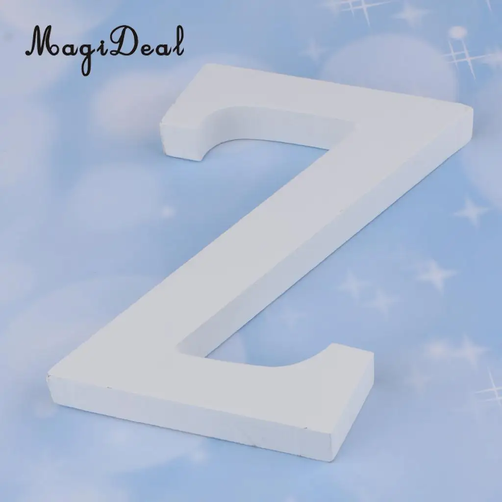 DIY Wooden Alphabet Letters Sign Plaque Wall Art Hanging Decor Decal Wedding Baby Shower Party DIY Decoration