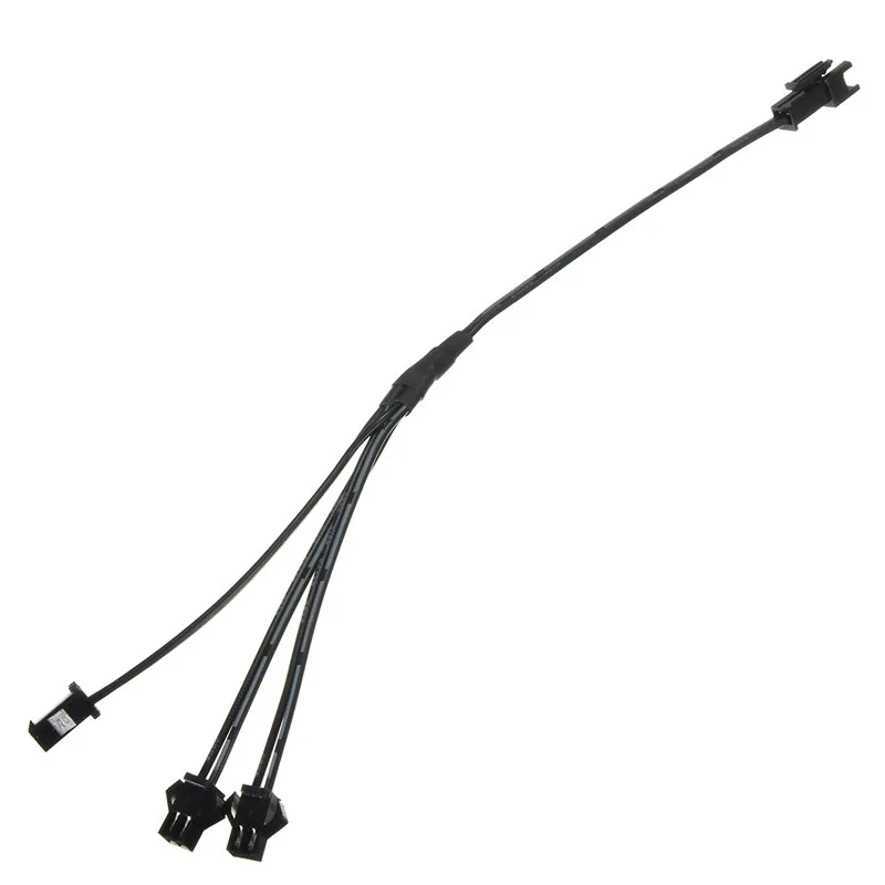 

Best Promotion 3 Way in 1 Splitter Cable For EL Wire Tube Neon Strip Light Conected With Inverter Black