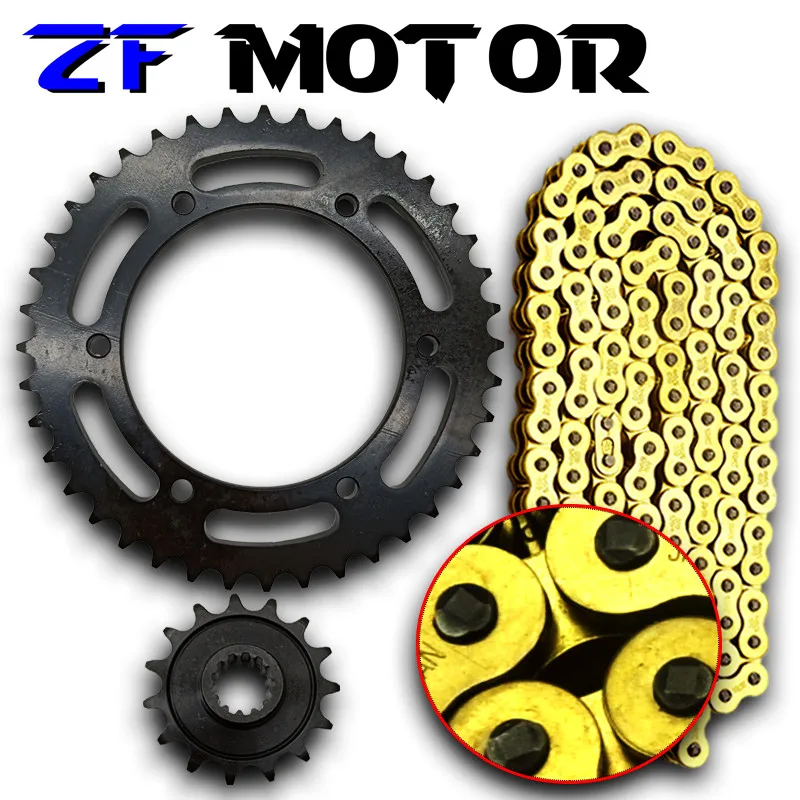 

1 Set Front and Rear Sprocket Chain & chain For Honda VFR400 RVF400 MC30 NC30 Motorcycle Accessories sprocket chain
