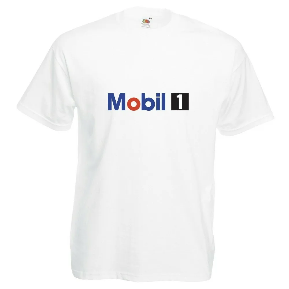 

Mobil 1 Oil T-Shirt Car Enthusiast Pp Rally 2019 Classical Short Sleeve T-Shirt Slim Fit Men O-Neck Tees T Shirt Design Online