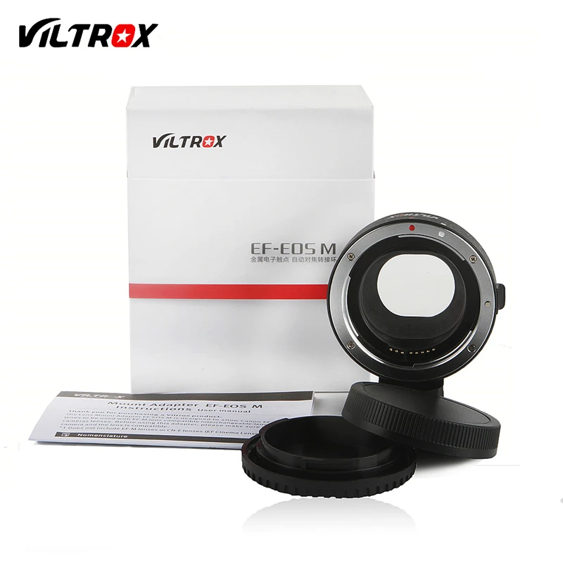 Viltrox EF EOSM электронный адаптер для объектива с автофокусом Canon EOS S объектив M M2 M3 M5 M6