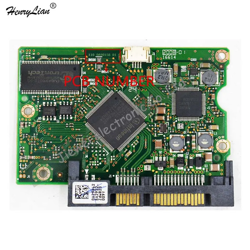 

HDD PCB FOR /LOGIC BOARD NUMBER: 110 0A90158 01 /MAIN CONTROLLER IC: 0A56992 /STICKERS :0A59222/0A29987 0A29842