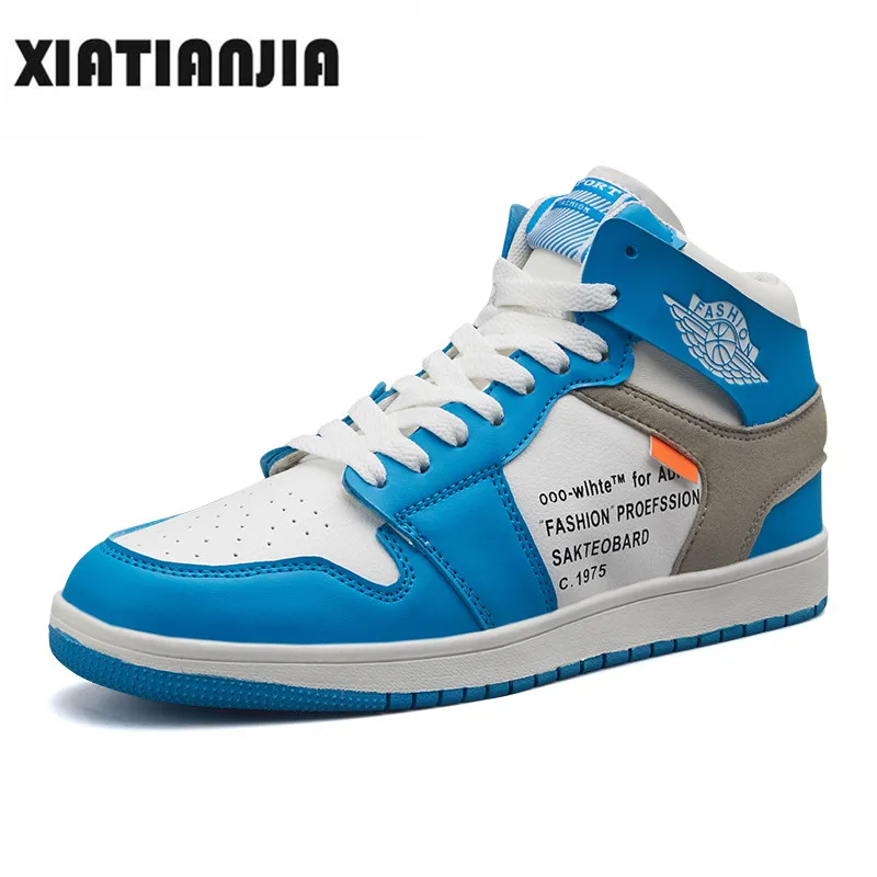 

Men's Fashion Casual Shoes High Top Sneaker 2019 Erwachsener New Men Shoes High Quality Non-slip Walking Shoe Chaussures hommes