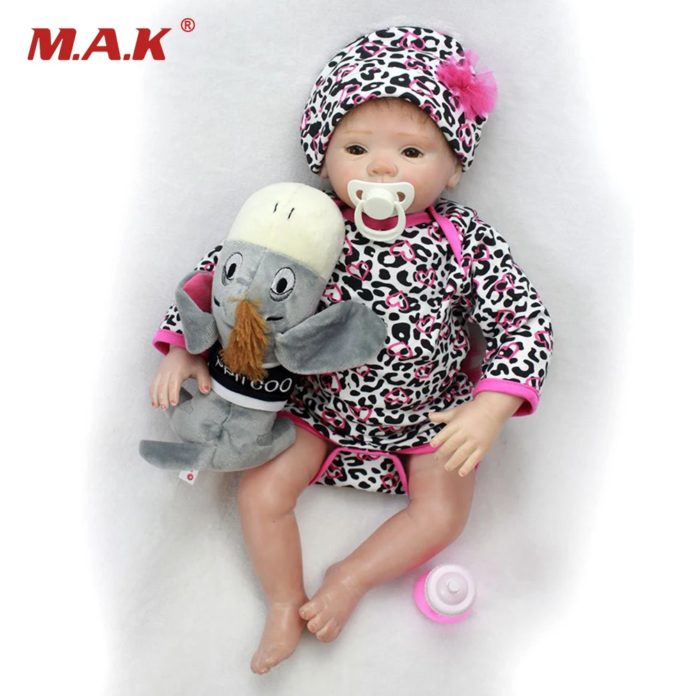 

50CM 22 Inches Handmade Cute Vinyl Reborn Doll Realistic Reborn Baby Doll Princess Doll Alive for Gifts Toys and Collections
