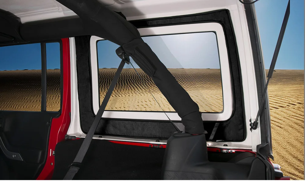 MOPAI, Автомобильный интерьер, заднее окно, теплоизоляция, хлопковый комплект, декоративная наклейка для Jeep Wrangler JK, 2012, автомобильные аксессуары