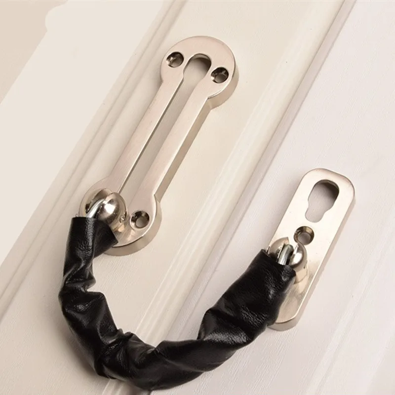 Professional lock for furniture doors with security chain, window lock