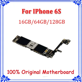 

Good quality for iphone 6S 128GB 64GB 32GB 16GB original motherboard No touch ID Logic board mainboard without fingerprint plate