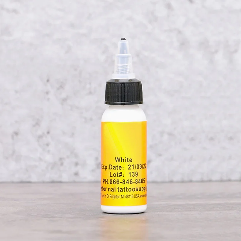 White Горячая 30 мл Microblading долговечная жидкость пигмент для татуажа бровей SJ66 - Цвет: White