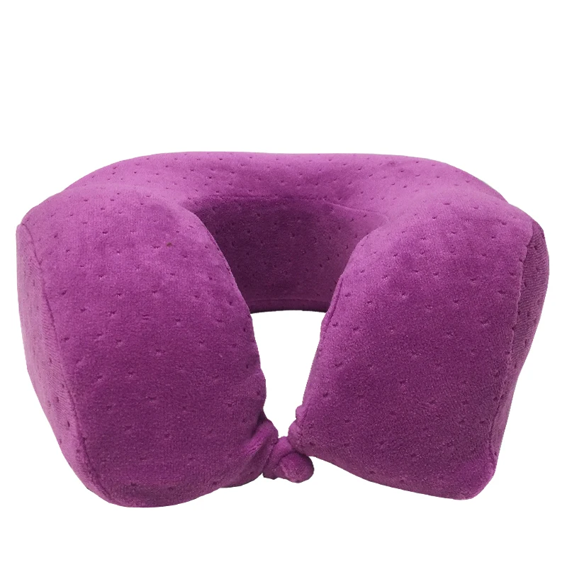 Beli Kualitas tinggi Leher Bantal Tidur Siang U Bantal Perjalanan Pesawat Tengah Hari mobil Headrest Serviks Bantal Perawatan Tulang Belakang Leher 1 pcs