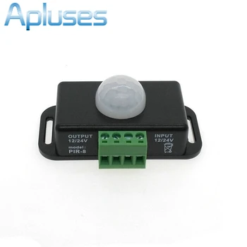 

12V-24V 8A Led Strip Light Bulbs PIR Motion Sensor Switch Controller