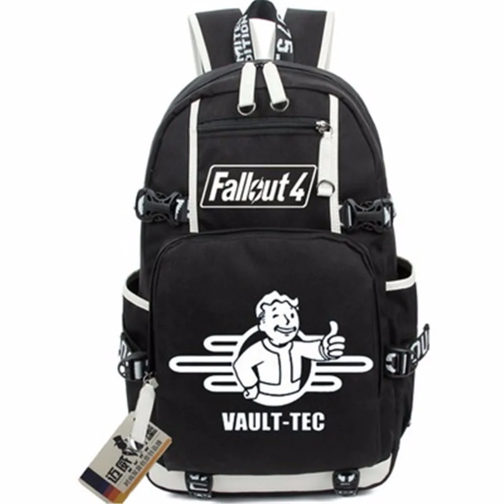 KIMIKOY светящийся горячий игровой Fallout 4 рюкзак сумка для ноутбука рюкзаки школьные