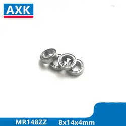 Axk 50 шт. Mr148zz L-1480zz 8x14x4 мм радиальный шар Миниатюрный подшипник высокое качество Mr148z Mr148