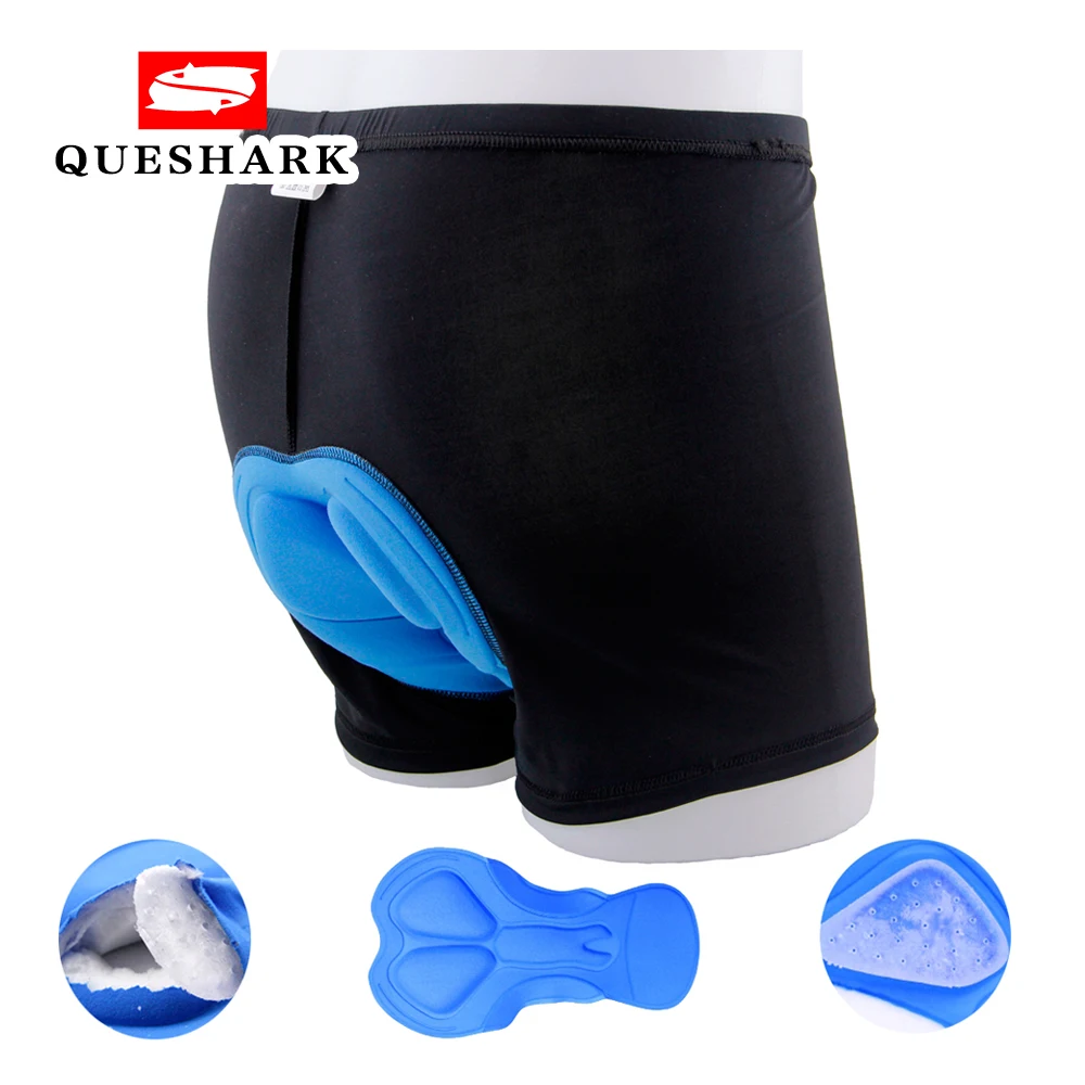 2.5CM 3D Silicone Gel Bib Cycling Shorts Padded Shorts Mountain Bike