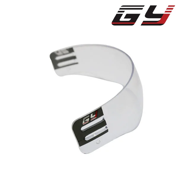 

GY clear hockey visor for ice hockey helmet with outside anti-scratch and inside anti-fog for hot sale wholesale