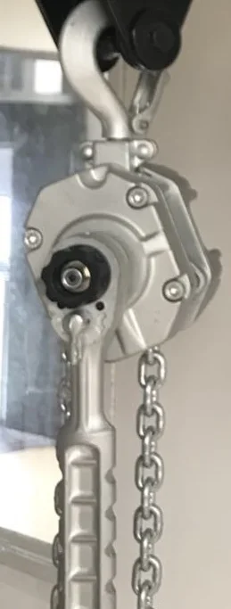 

250--500KGX1.5M Aluminium alloy lifting lever chain hoist, portable handhold hand manual lever block crane lifting sling