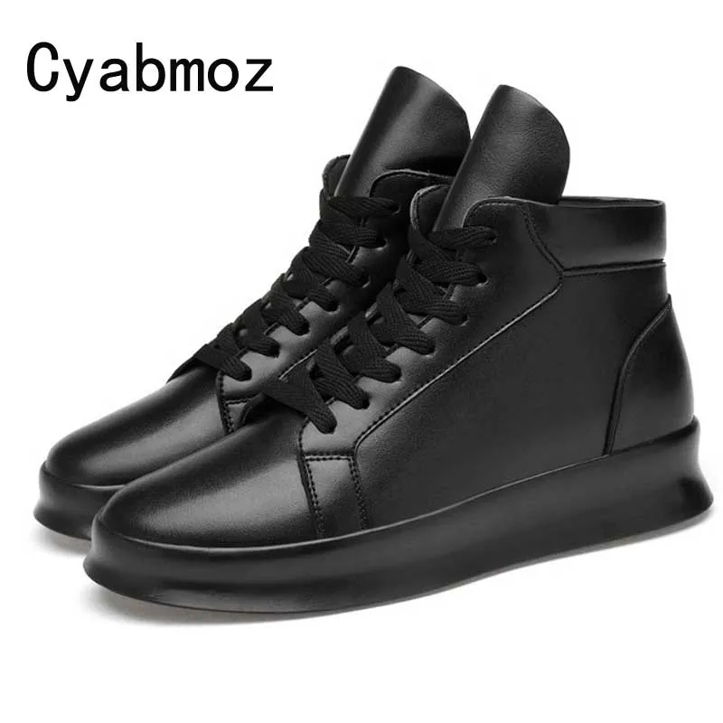 Men's Height Increasing Boots Casual Invisible Elevator Shoes New Fashion Shoes