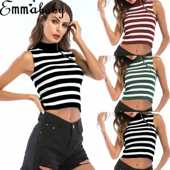 

2019 Thefound New Womens Sexy Vest Crop Tops Summer Ladies Tank